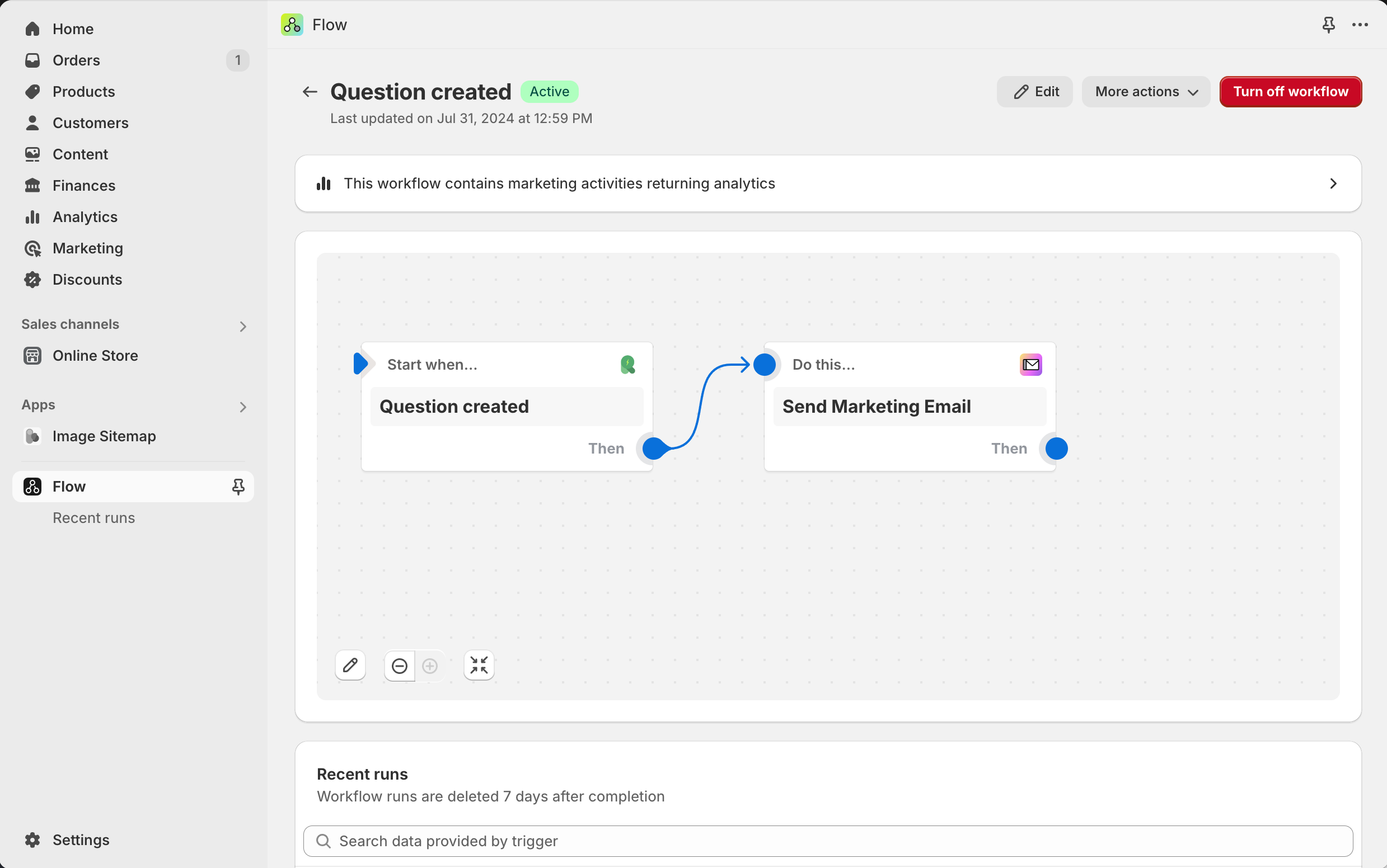 Shopify Flow for new questions